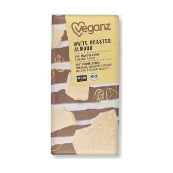 Čokoláda Bílá čokoláda s praženými mandlemi BIO 80 g