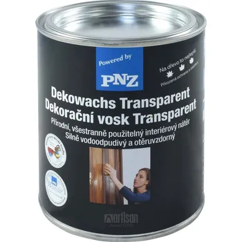 Lak na dřevo PNZ Dekorační vosk Transparent 0.75 l Zlatý javor