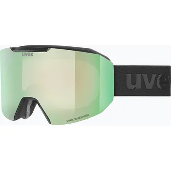Lyžařské brýle UVEX Evidnt Attract V + pouzdro black matt/mirror green clear/yellow