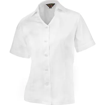 Dámská halenka Halenka společenská výstřih do V KR Z0087 Barva: Bílá, Velikost: 44