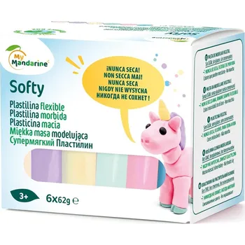 Výtvárné potřeby Modelovací hmota - pastelové barvy, 6 ks