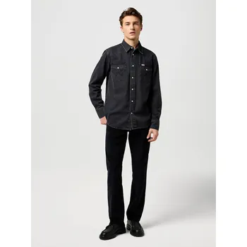 Pánské džíny Pánské manšestráky Wrangler Greensboro Black 112370723 Velikost: W38 / L32