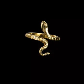 Prsten Mosazný prsten Snake 1, had, Sittar 664596