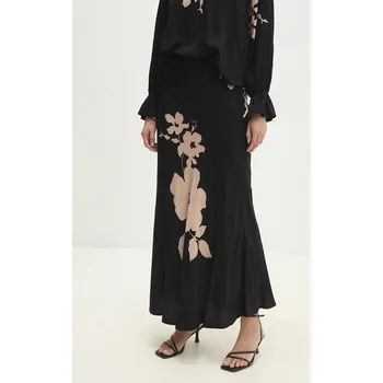 Dámská sukně Sukně Answear.LAB černá barva, maxi 92765.IKK 99X, vel. S/M