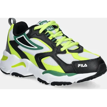 Dívčí tenisky Dětské sneakers boty Fila CR-CW02 RAY TRACER zelená barva, FFK0042 FFK0042.K 71X, EUR 28