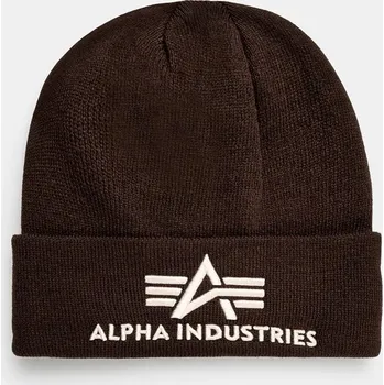 Módní doplněk Čepice Alpha Industries 168910.03 hnědá 89X, vel. ONE SIZE