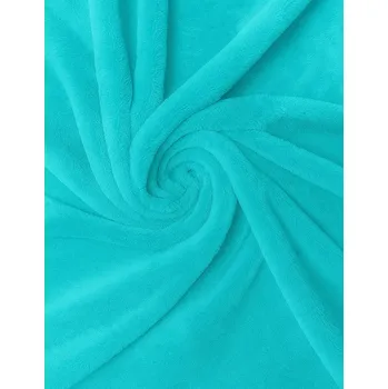 Prostěradlo 2P SERVIS Mikroplyšové prostěradlo 180x200x30cm 180x200x30 cm tyrkysová mikroplyš 100% polyester