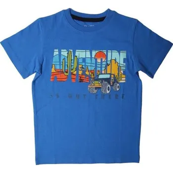 Chlapecké tričko Dětské tričko Wolf modré vel.122