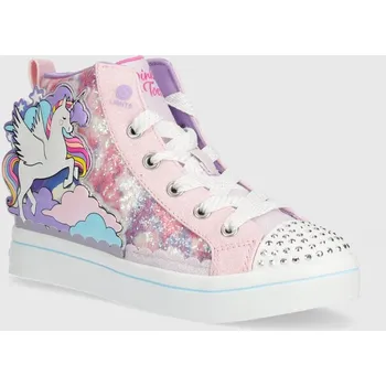Chlapecké tenisky Dětské tenisky Skechers TWI-LITES 2.0 ENCHANTED UNICORN 314399L růžová 30X, EUR 33.5