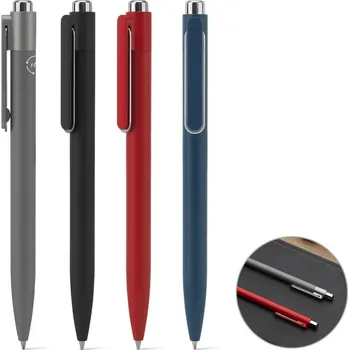 KYLIE. Hliníkové kuličkové pero (94 % recyklovaný) s inovativním klipem - Modrá