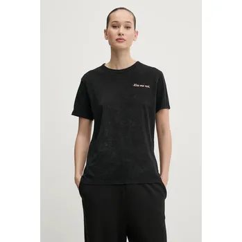 Bavlněné tričko HUGO 50535491 černá 99A, vel. M