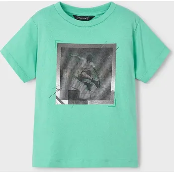 Dětské bavlněné tričko Mayoral 3035.5F.Mini.PPYA zelená 70X, vel. 92