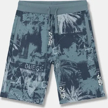 Dětské bavlněné šortky Guess tmavomodrá barva, nastavitelný pas, L5RD04 KA6R4 L5RD04.KA6R4.PPYA 59X, vel. 122-125