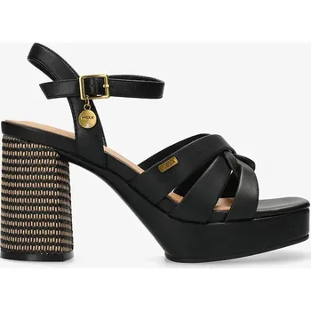 Dámské sandále Sandály Mexx RIONA PISA dámské, černá barva, na podpatku, MI001603751W-02 MI001603751W.02 99X, EUR 41