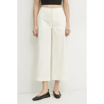 Dámské kalhoty Kalhoty BOSS Orange 50531767 béžová 01X, vel. 36