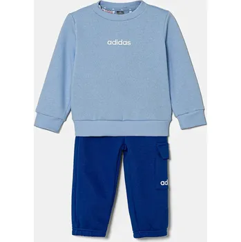 Dětská tepláková souprava adidas modrá barva, JE1381 55X, vel. 62