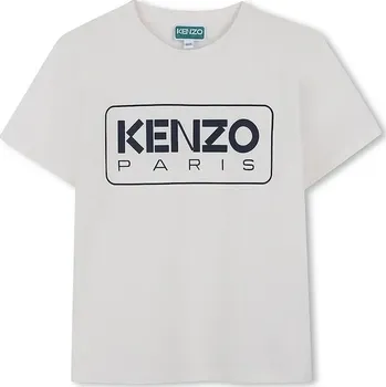 Chlapecké tričko Dětské bavlněné tričko Kenzo Kids K61142.86.108 bílá 00X, vel. 94