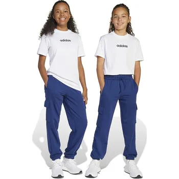 Chlapecké kalhoty Dětské tepláky adidas modrá barva, s aplikací, JC9759 57X, vel. 176