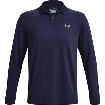 Pánské oblečení Under Armour Matchplay pánské tričko s dlouhým rukávem, modré pánské, XXL