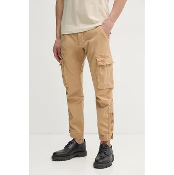 Kalhoty Alpha Industries Task Force Pant pánské, zelená barva, ve střihu cargo, 106203 106203. 01A, vel. 32