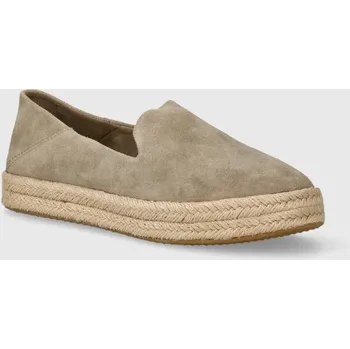 Dámské polobotky Espadrilky Toms Carolina 10020711 béžová 08X, EUR 36.5