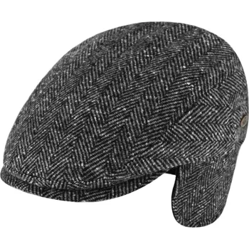 Čepice Fiebig - Headwear since 1903 Pánská šedá zimní bekovka Fiebig s klapkami na uši Velikost: 62 cm