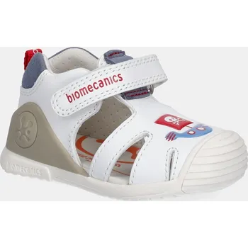 Dívčí sandály Dětské sandály Biomecanics bílá barva, 252118 00X, EUR 22