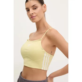 Top adidas Originals 3-Stripes žlutá barva, JD5010 10X, vel. M