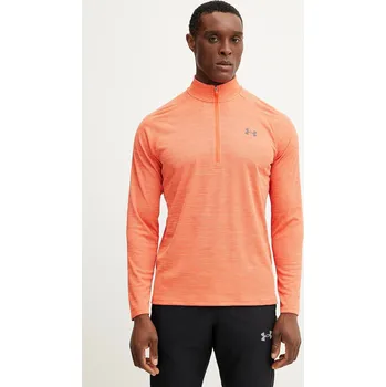 Dámská mikina Tréninková mikina Under Armour Tech Textured 1382797 oranžová 22X, vel. M