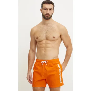 Pánské kraťasy Plavkové šortky Emporio Armani Underwear EM000583.AF12330 oranžová 22X, vel. XXL