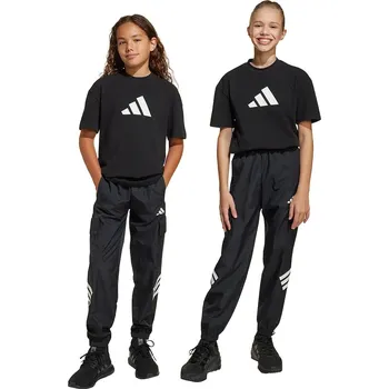 Chlapecké kalhoty Dětské tepláky adidas JJ4780 černá 99X, vel. 140