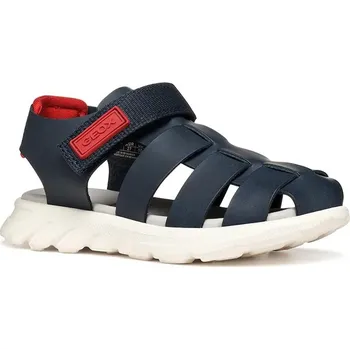 Dívčí sandály Dětské kožené sandály Geox AIRADYUM tmavomodrá barva, J55F1D.0009B J55F1D.0009B.36.39 59X, EUR 37