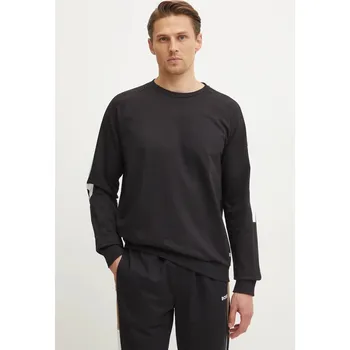 Pánská mikina Bavlněná mikina BOSS černá barva, 50535787 99X, vel. L