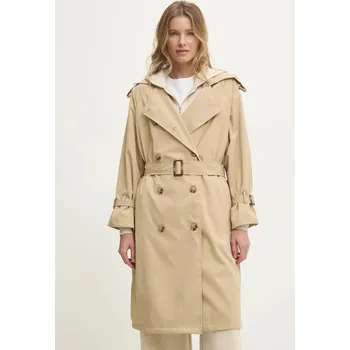 Dámský kabát Trench kabát Answear.LAB 8073.HWK hnědá 82X, vel. S/M