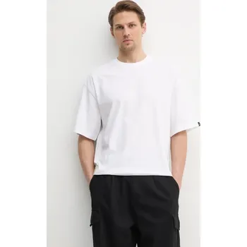 Pánské tričko Bavlněné tričko Alpha Industries Studio Edition T bílá barva, 156550 00X, vel. M