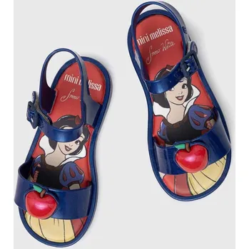 Dívčí sandály Dětské sandály Melissa MAR SANDAL DISNEY tmavomodrá barva M.35699 59X, EUR 25/26