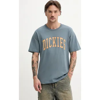Pánské tričko Bavlněné tričko Dickies modrá barva, s potiskem, DK0A4X9FG701 95X, vel. M