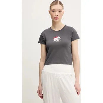 Pánské tričko Tričko Converse 10027383.A02 šedá 90X, vel. XL