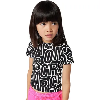 Dětské tričko Marc Jacobs černá barva, W60462 W60462.156 99X, vel. 156
