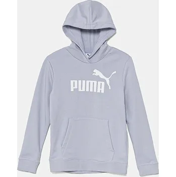Chlapecká mikina Dětská mikina Puma ESS No. 1 Logo Hoodie TR modrá barva, s kapucí, s potiskem, 684897 05X, vel. 164
