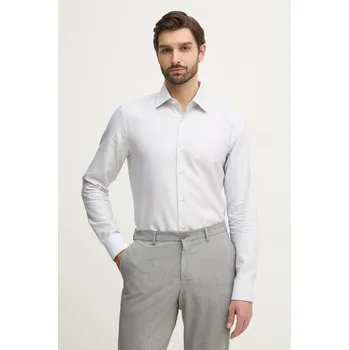 Pánská košile Bavlněná košile BOSS 50533040 bílá 00B, vel. 42