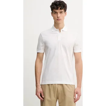 Oblečení a móda Bavlněné polo tričko Tommy Hilfiger MW0MW39218 bílá 00X, vel. M