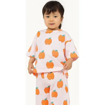 Chlapecké tričko Bavlněné dětské tričko Tinycottons APPLES BABY TEE SS25.038 růžová 03X, vel. 68