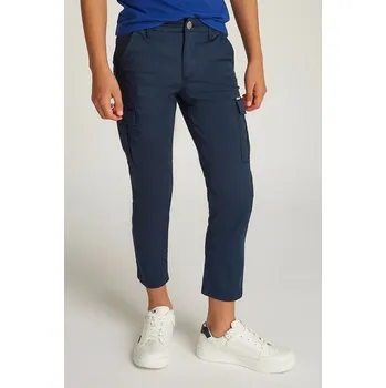 Dámské kalhoty Dětské kalhoty Tommy Hilfiger KB0KB09303.128.176.PPYA námořnická modř 59X, vel. 140