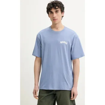 Pánské tričko Bavlněné tričko Dickies modrá barva, s potiskem, DK0A4Z95K371 95X, vel. XL