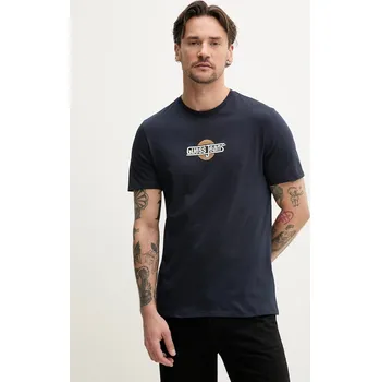 Bavlněné tričko Guess Jeans M5GI23.K8HM0 námořnická modř 59X, vel. S