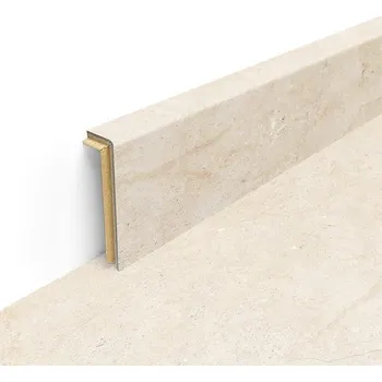 Podlahová lišta Soklová lišta KS56 pro Aquafix Object / Objectline 1052 Kámen krémový