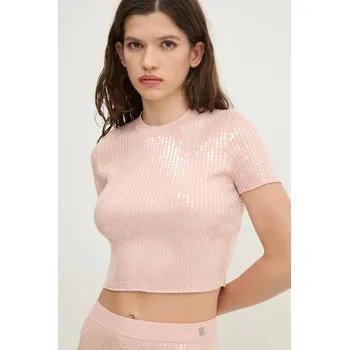 Dámský svetr Svetr HUGO dámský, růžová barva, lehký, 50532160 39X, vel. L