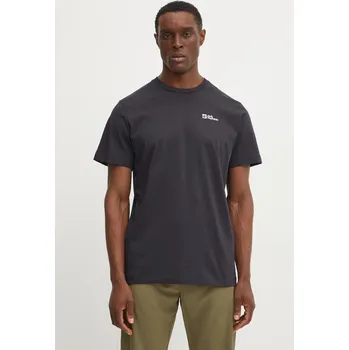 Pánské tričko Bavlněné tričko Jack Wolfskin Essential 1808382 námořnická modř 59A, vel. S