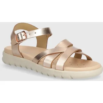 Dívčí sandály Dětské sandály Geox SANDAL SOLEIMA oranžová barva J45GSA.000CF.28.35 02X, EUR 32